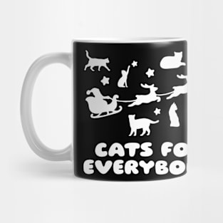 Cats for Everybody - Funny Santa and Cats Mug